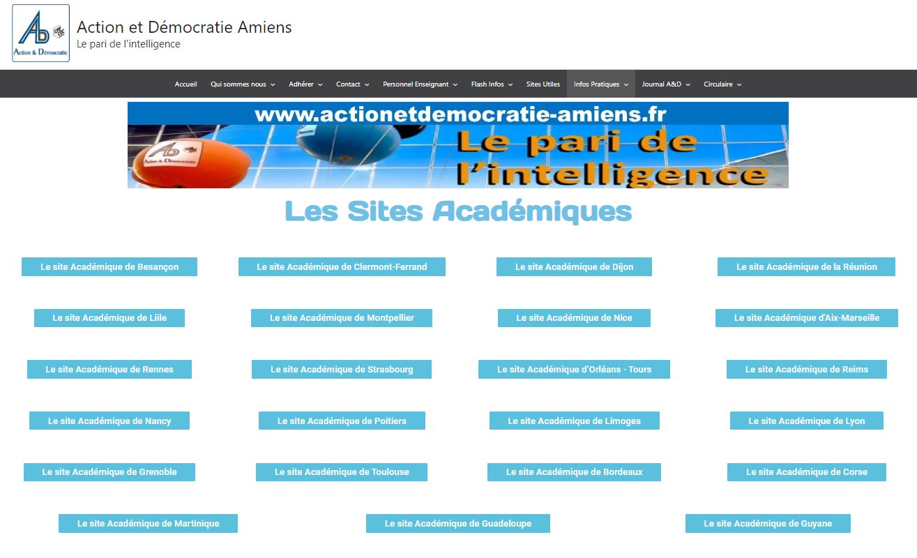 Sites Utiles – Action et Démocratie Amiens